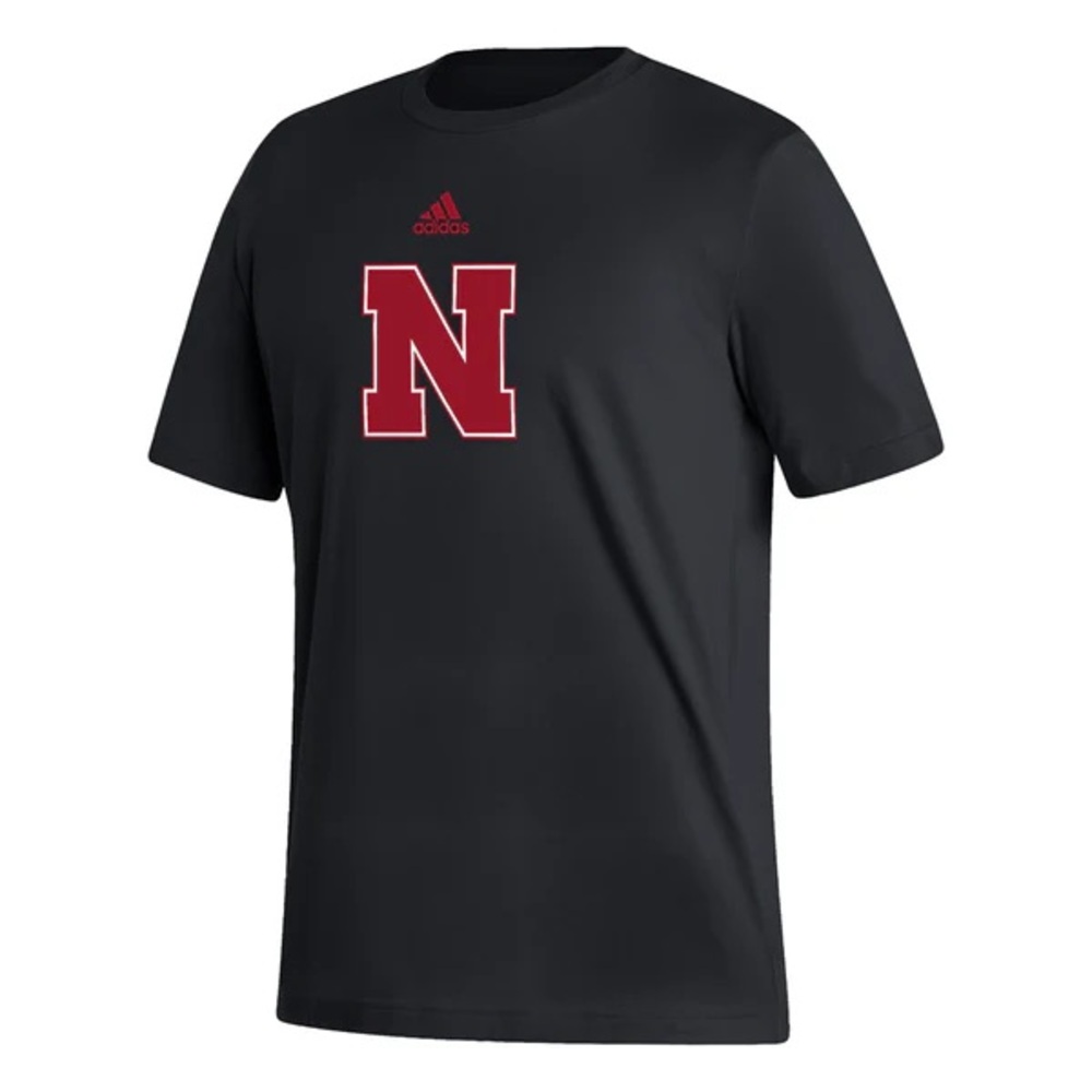 Adidas NCAA University of Nebraska Go-To Tee – Black
🖤❤️